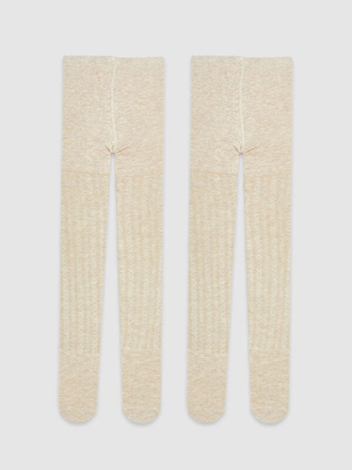 Desenli K?z ?ocuk K?lotlu ?orap 2li