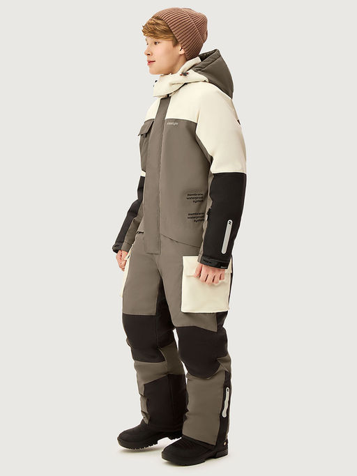 Комбинезон 8з4526 серый песок