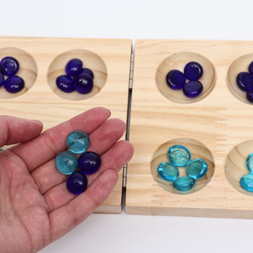 Настольная игра на логику «Калах. Манкала», 48 камней