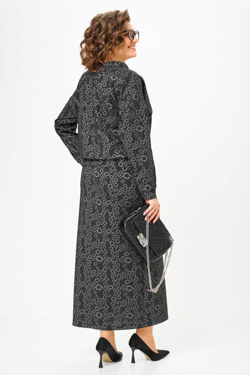 Костюм Michel Chic 1444 темное серебро  фото 3