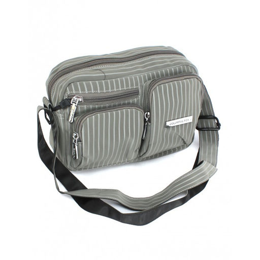 Сумка женская текстиль CF-997, 1отд, плечевой ремень, серый SALE 264798 - Bobo фото 6