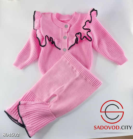 Вязаный костюм для девочек - Bruno фото 11