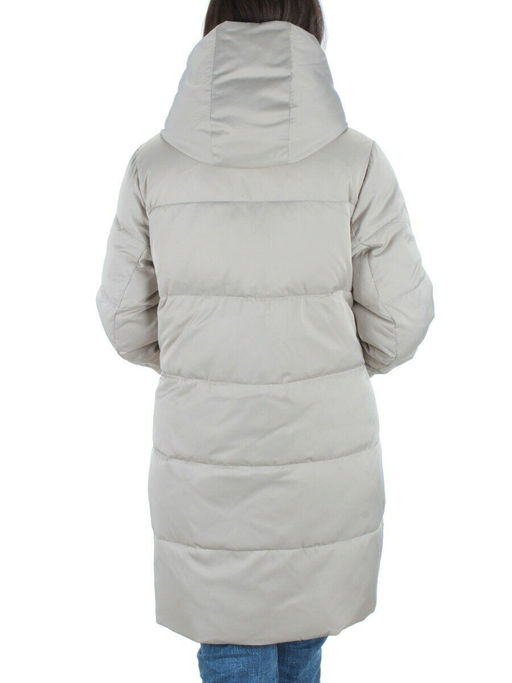 22368 BEIGE Куртка зимняя женская (200 гр. холлофайбера) - Fashion фото 5
