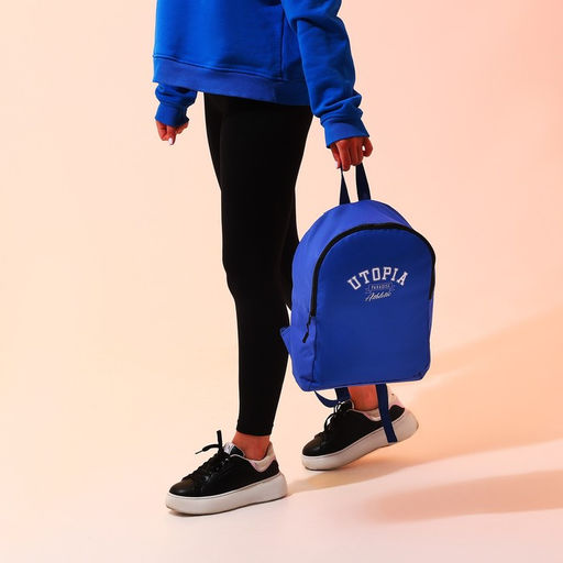 Рюкзак текстильный Utopia, 38х14х27 см, цвет синий - Nazamok фото 8