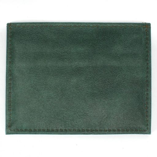 Визитница-кардхолдер Croco-ВК-214 н/к, 1отд, 3карм, малахит крек (226) 228503 фото 2