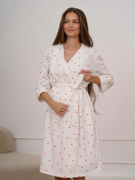 Халат женский Новая жизнь Экрю М-72Х MODAMICA