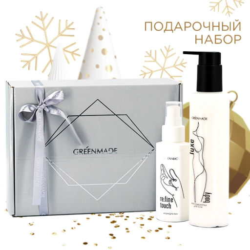 Подарочный набор "Питание и эластичность" для тела
(Крем для рук Re:fine touch 100 мл 
Крем-сыворотка для тела Luxe body 200 мл)