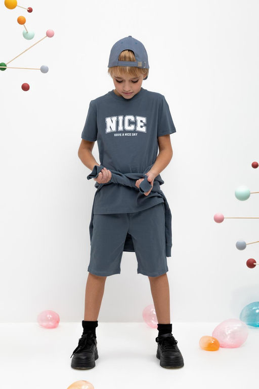 Crockid _ КР 400675/винтажный синий к468 шорты для мал фото 5