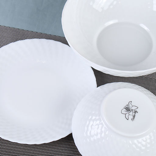 Столовый набор 13 предметов белый фактурный / WV13AT/75685 (WHITE) /уп 4/ С / - Галеонтрейд фото 17