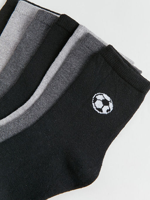 Desenli Erkek ?ocuk Soket ?orap 7li - Waikiki фото 3