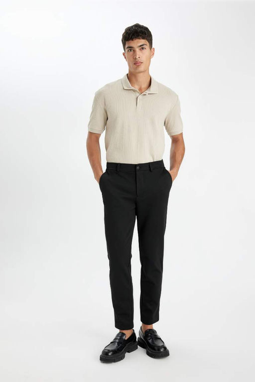 Regular Fit Basic Duz K?sa Kollu Polo Tisort - Defacto фото 5