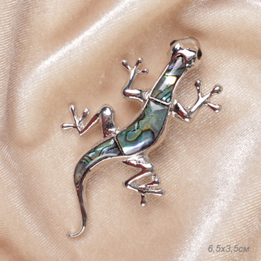 Брошь Ящерица 6,5 см / GM310 /уп 36/ - Галеонтрейд фото 3