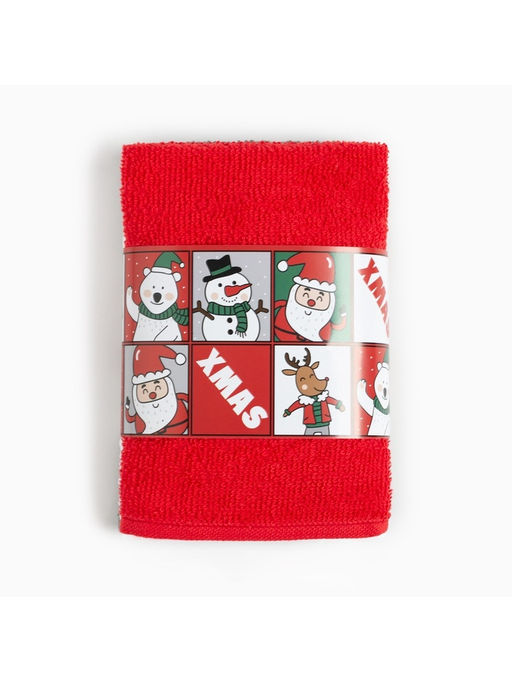 Набор махровых полотенец Этель Xmas, 30?30 см - 3 шт., хлопок 100%  фото 9