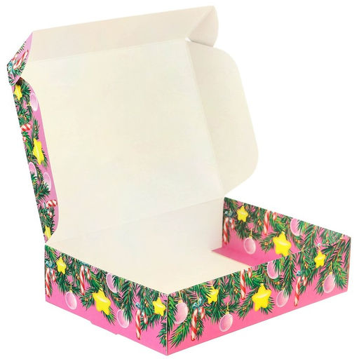 Цена за 2 шт. Коробка складная, 21 х 15 х 5 см С Новым годом, Коты аристократы - Disney фото 7