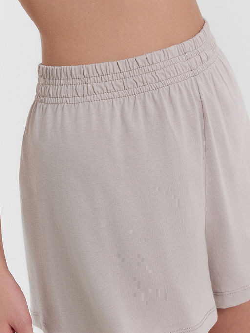 Комплект женский (футболка, шорты) серый с печатью - Mark formelle фото 7