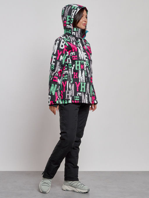 Горнолыжный костюм женский зимний черного цвета 022302Ch - Mtforce фото 8