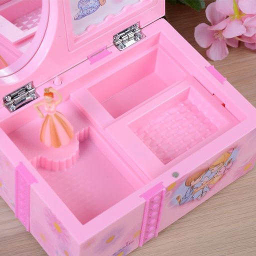 Шкатулка музыкальная 15,5х10х7,5 см розовая/ 9209 /уп 30/60/ - Галеонтрейд фото 6