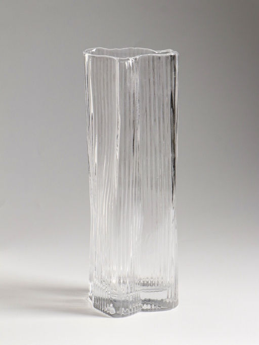 Ваза «Энико», 25×9 см, стекло, прозрачная