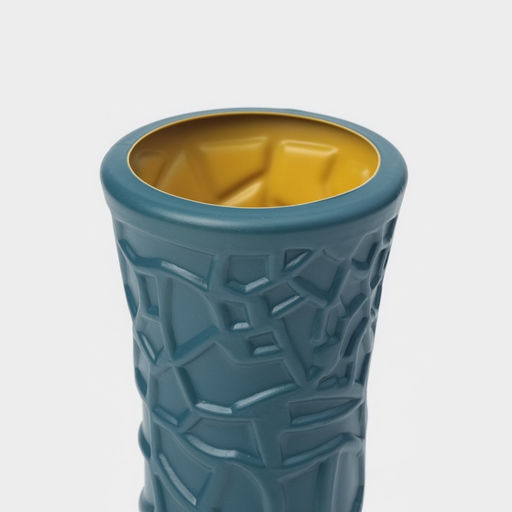 Ваза для цветов, пластик, 8.2?22 см, 650 мл, синяя