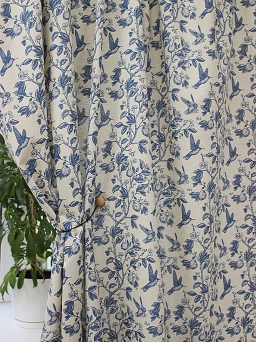 Полулен Райское местечко (на суровом), ш.1.5м, лен-30%, хлопок-70%, 147гр/м.кв - Купава фото 4