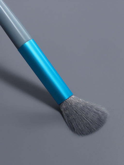 Набор кистей для макияжа COLOR POWER, 8 шт., голубой