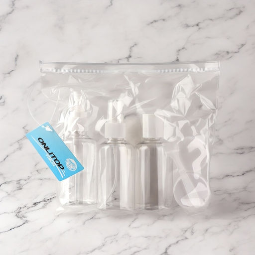 Набор для хранения, в чехле, 6 предметов, белый, прозрачный