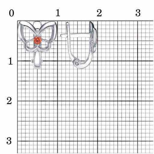 СЕРЬГИ 34814956ПлГр - Красная пресня фото 4
