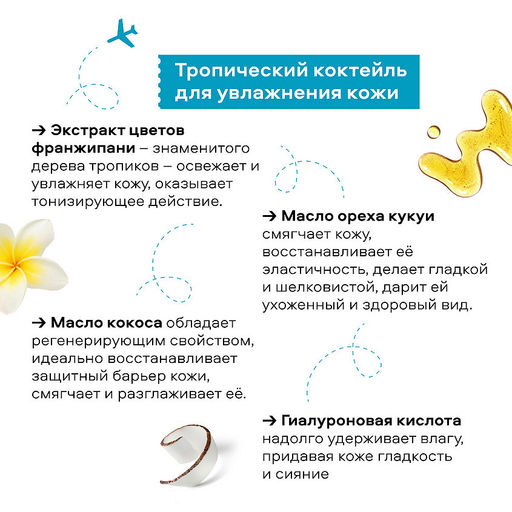 П.Р. Planeta Organica Крем д/РУК Увлажняющий.Bahamas 50мл тюбик
