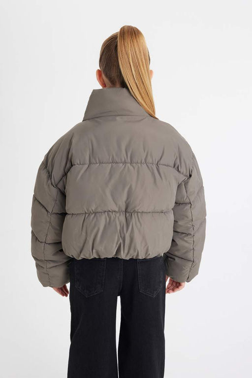 Водоотталкивающее пальто для девочек - Defacto фото 6