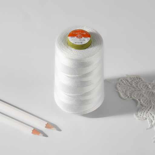 Нитки 100ЛЛ, 1500 м, белые