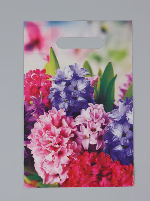 Цена за 100 шт. Пакет "Шармель", полиэтиленовый с вырубной ручкой, 20 х 30 см, 30 мкм