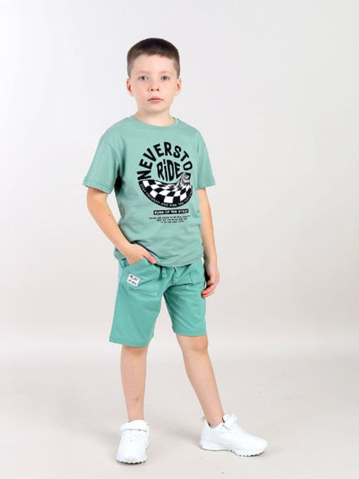 CRB wear / CWKB 63970-37-424 Футболка для мальчика,зеленый  фото 2