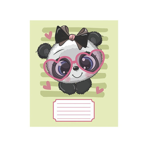 Цена за 10 шт. Тетрадь 12 листов в крупную клетку Милашки с бантиком, обложка мелованная бумага, ВД-лак, блок офсет, МИКС - Calligrata фото 5