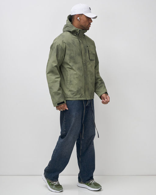 Куртка спортивная мужская весна осень цвета хаки 25473Kh - Mtforce фото 4