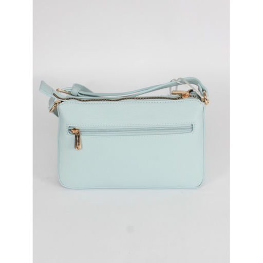 Сумка женская искусственная кожа DJ-СМ 7336-STARLIGHT BLUE, 1отд, плечевой ремень, голубой SALE 263896 - Adelia фото 2