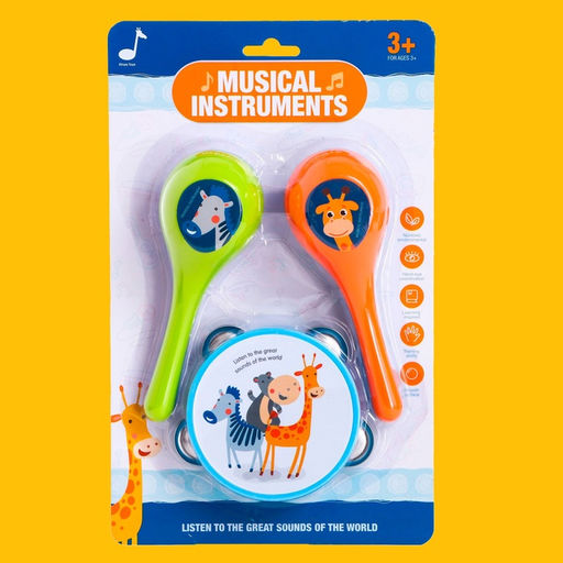 Набор музыкальных инструментов Зверята, 3 предмета - Simaland фото 9