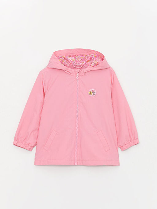 Kap??onlu Uzun Kollu Bask?l? K?z Bebek Ya?murluk - Waikiki фото 3