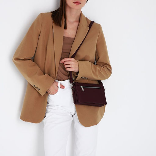 Сумка-клатч на молнии, цвет коричневый - Simaland фото 8