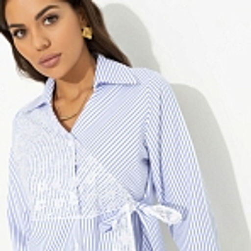 Рубашка с эффектом многослойности, Модная цель (белая) - Charutti фото 15