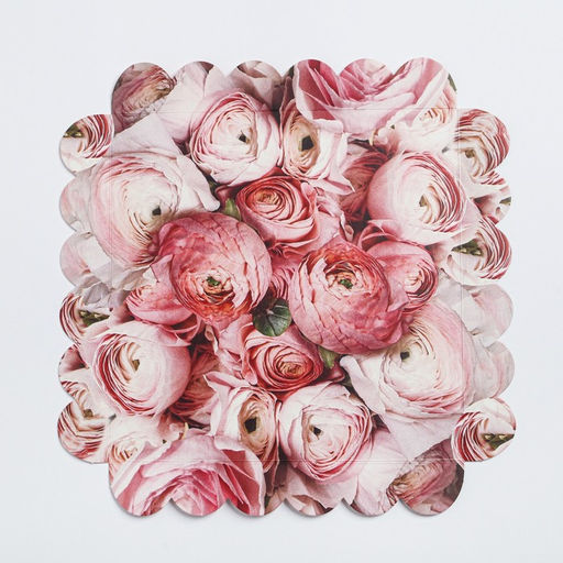 Цена за 5 шт. Коробка для печенья, кондитерская упаковка с пластиковой крышкой, My best wishes, 21?21?3 см