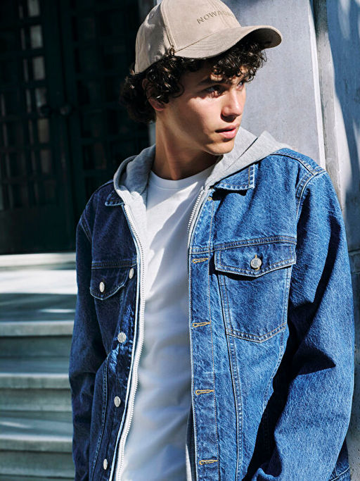 Standart Kal?p Erkek Jean Ceket