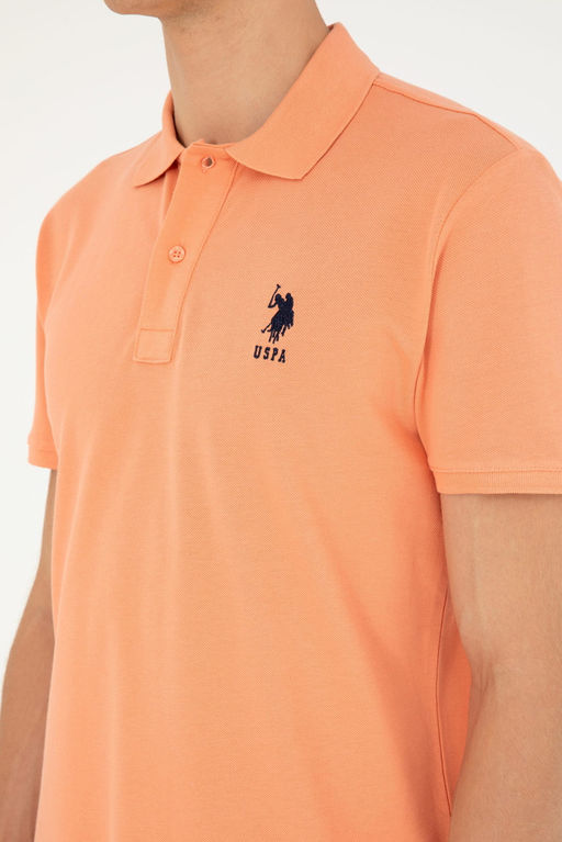 Футболка U.S. Polo Assn Salmon хлопок  фото 7