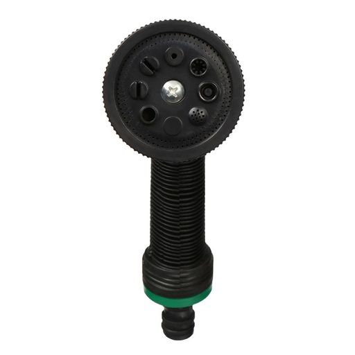 Пистолет для полива, 8 режимов, фиксатор, быстросъёмное соединение, эргономичная ручка, пластик, Greengo