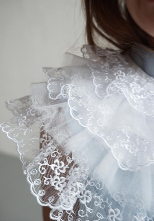 А22-4 Платье для девочки МУЗА голубой