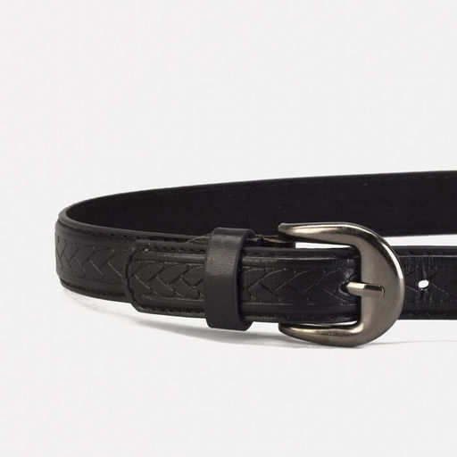 Ремень детский, ширина - 2,0 см, пряжка металл, цвет чёрный - Simaland фото 2