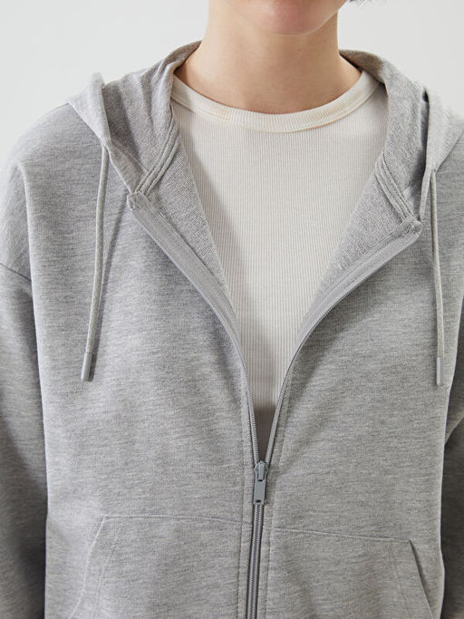 Kap??onlu Oversize Kad?n Fermuarl? Sweatshirt