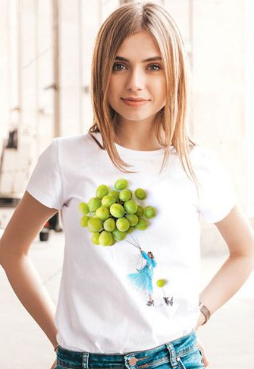 Эксклюзивная футболка Yana Pletneva упаковка плотный Zip пакет!  фото 3