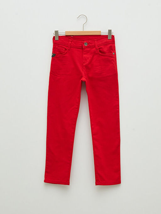 Slim Fit Basic Gabardin Erkek ?ocuk Pantolon - Waikiki фото 2