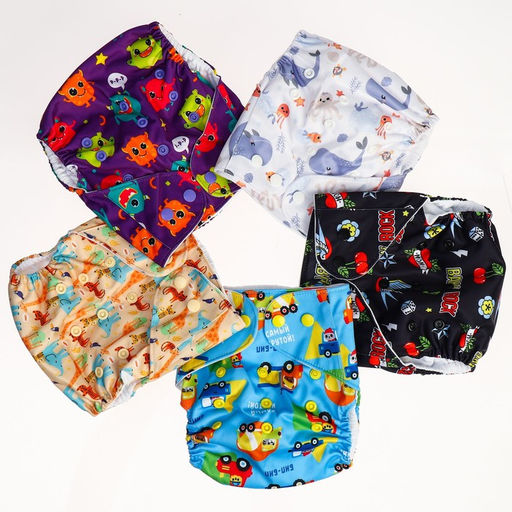 Многоразовый подгузник Морские - Крошка я фото 11