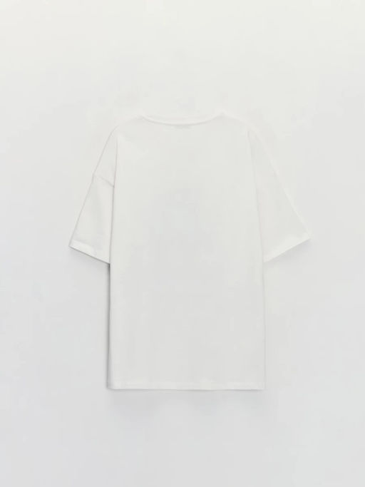 Футболка свободного кроя с принтом ZR2605023408-2 / Zarina